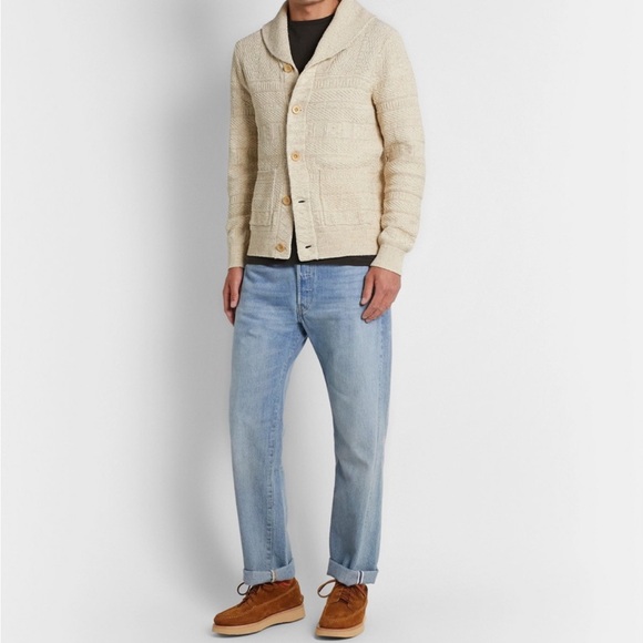 RRL Ralph Lauren Cotton Silk Cardigan Sweater - Picture 3 of 16